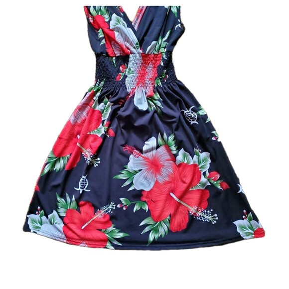 Sunrise Beachwear Hawaiian Cover Up Tropical Resort Sun Dress Women Small NWOT - Picture 9 of 9